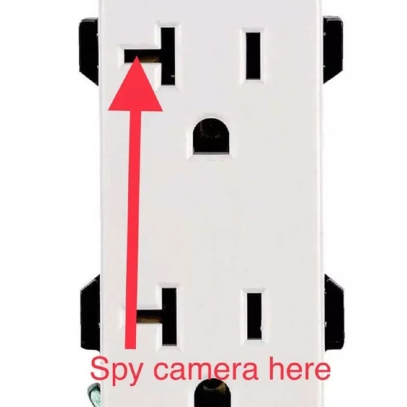 Smart Cam Other - WiFi electric outlet camera with motion detection for pet and baby monitoring